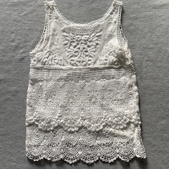 3/$25 H&M Layered Lace Tank Top Size 6/8 - Picture 4 of 5